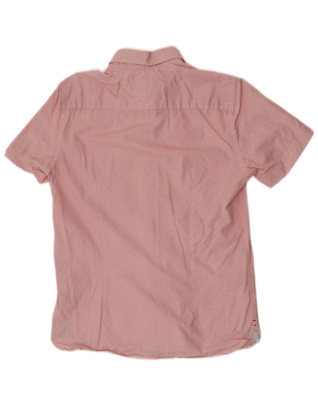 Tommy Hilfiger muška uska košulja kratkih rukava, pamuk srednje crvene točke