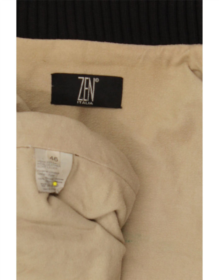 ZEN ženska kožna jakna IT 46 velika crna koža