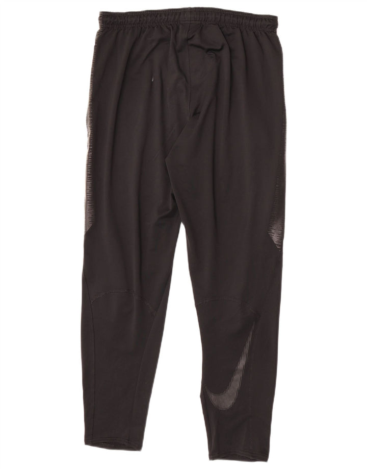 Nike muške Dri Fit hlače za trenirku srednje crne boje od poliestera