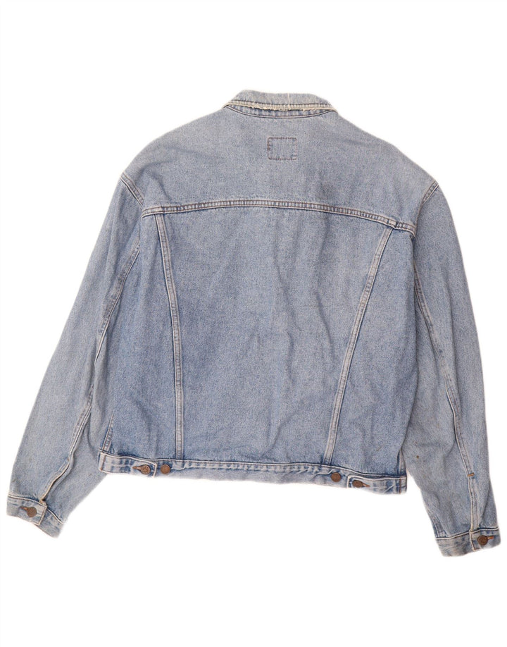 BENETTON muška traper jakna IT 52 XL plavi pamuk