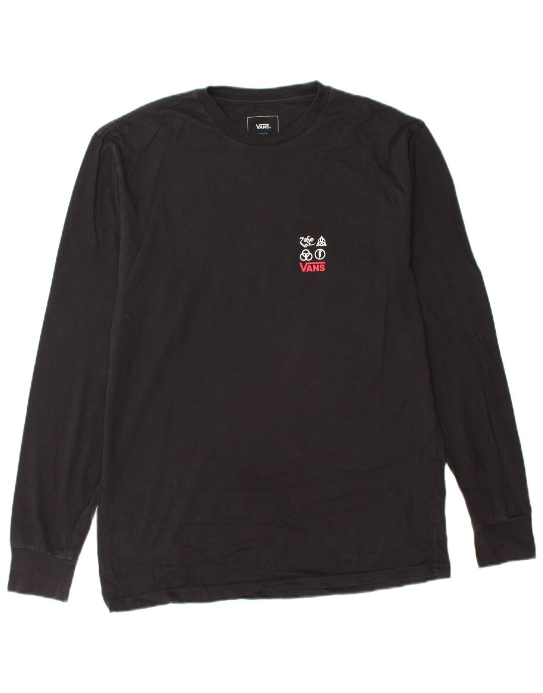 VANS klasična muška majica s dugim rukavima, srednji crni pamuk