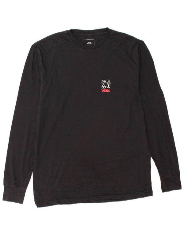 VANS klasična muška majica s dugim rukavima, srednji crni pamuk