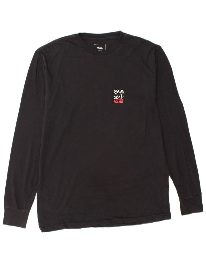 VANS klasična muška majica s dugim rukavima, srednji crni pamuk
