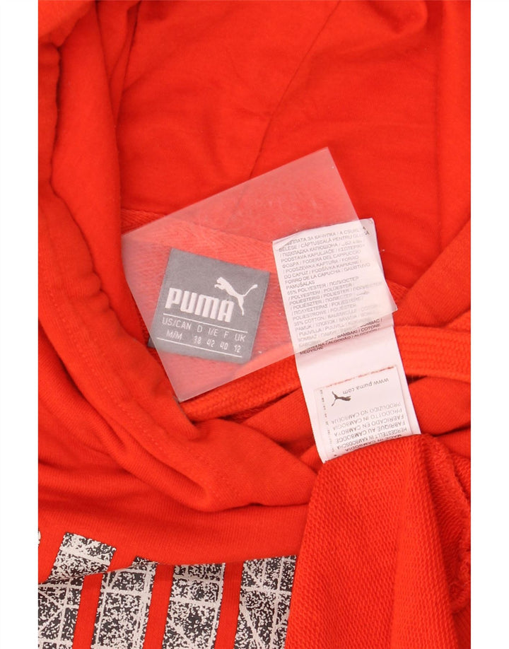 Puma ženska majica s kapuljačom s kapuljačom UK 12 srednje crvene boje od poliestera