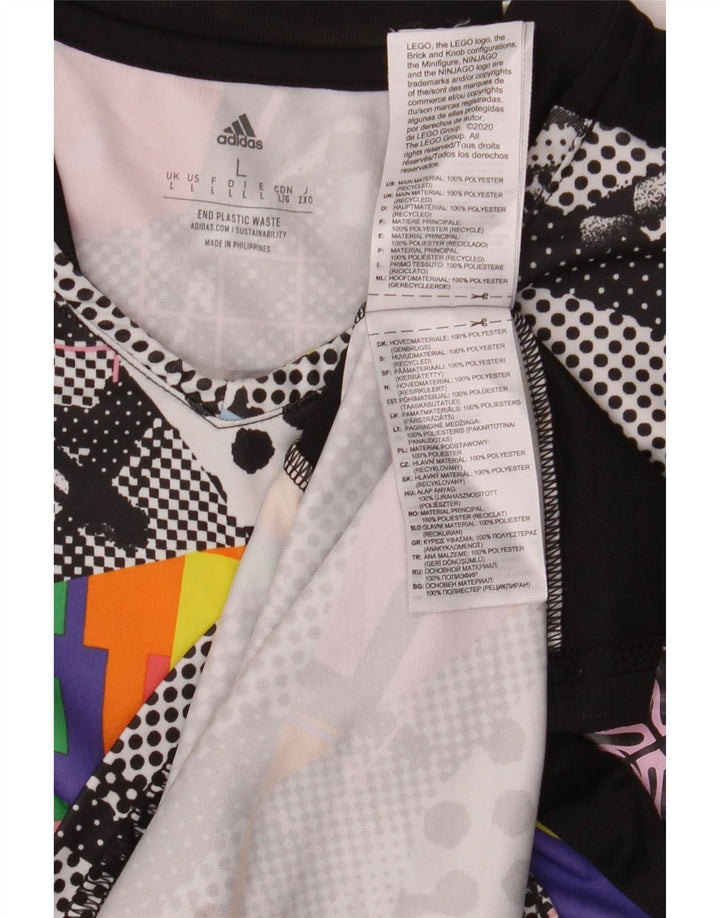 Adidas velika majica s grafičkim motivima, višebojna