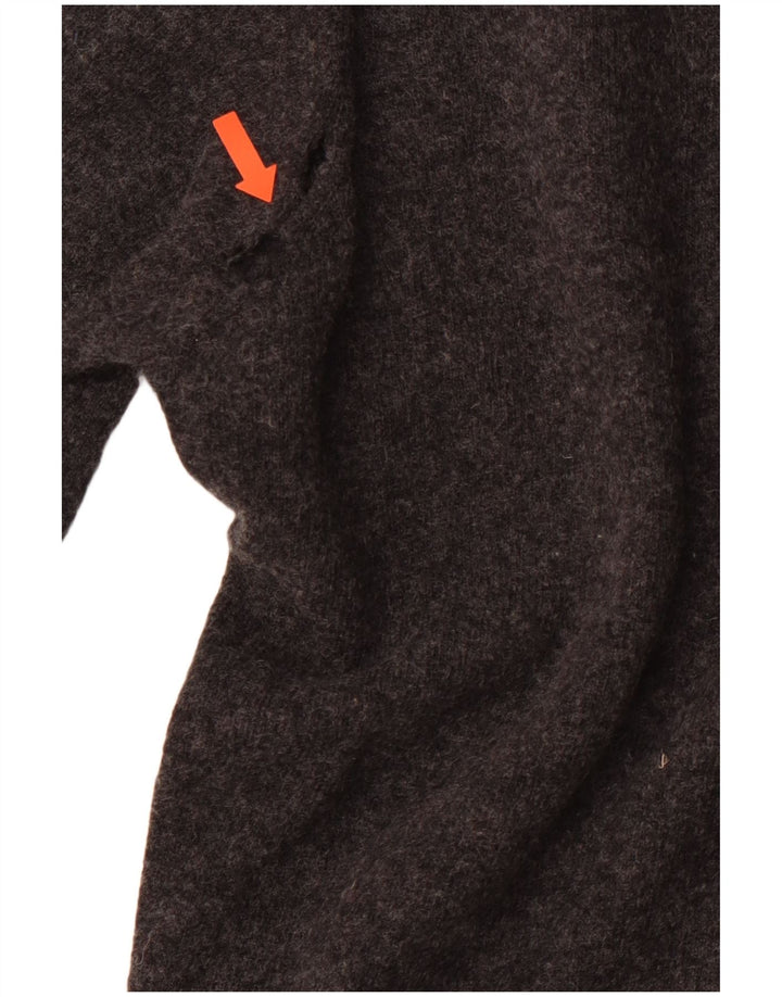 LACOSTE Muški džemper s V-izrezom, veličina 4, srednje sivi, nova vuna