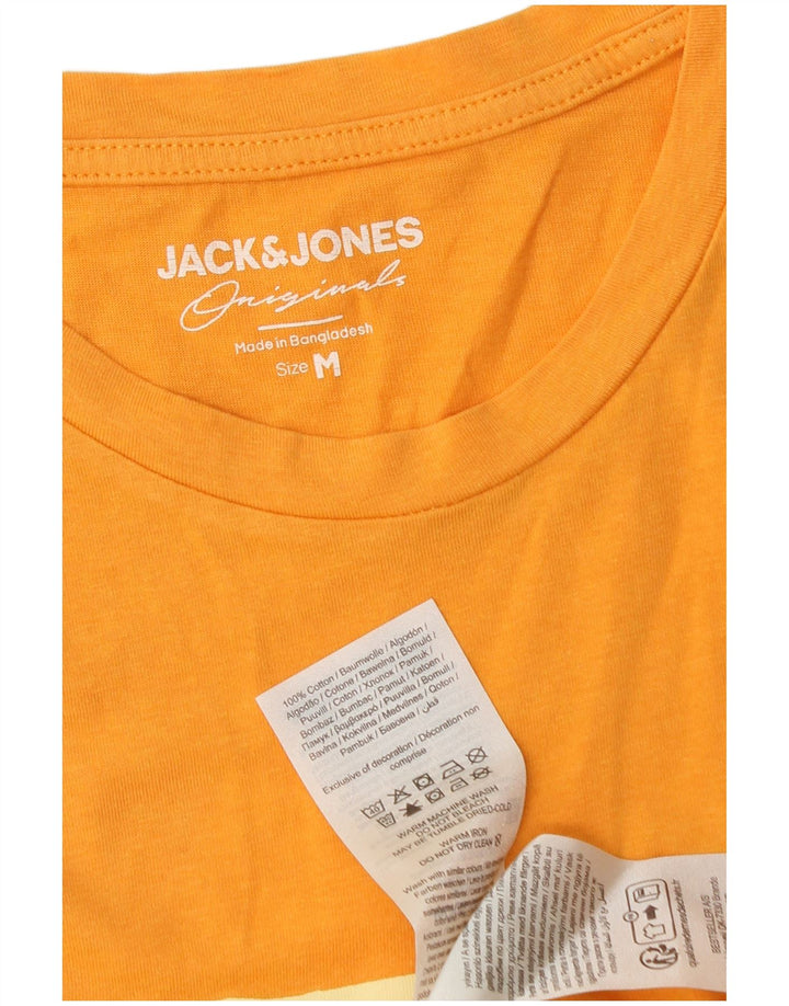 Jack & Jones muška majica kratkih rukava srednje veličine, narančasta, pamuk