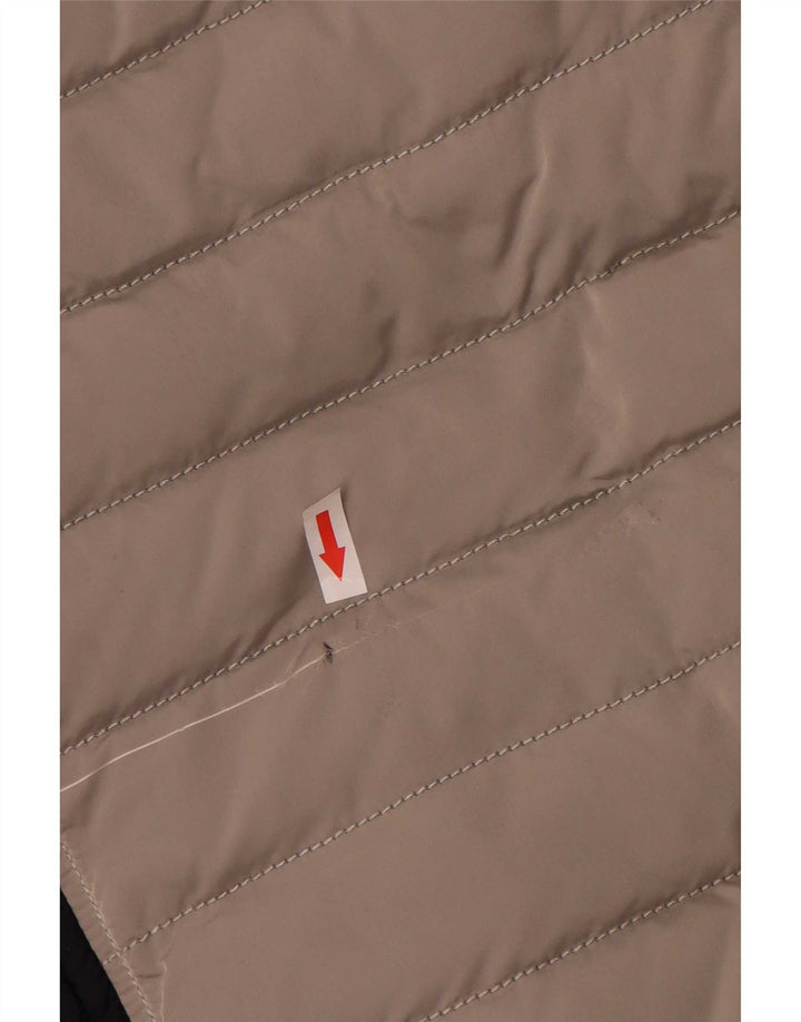 Amerigo Vespucci Mens Padded Jacket UK 40 Large Grey Colourblock Polyamide