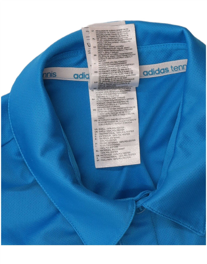 Adidas muška Climalite polo majica velika plava poliesterska boja