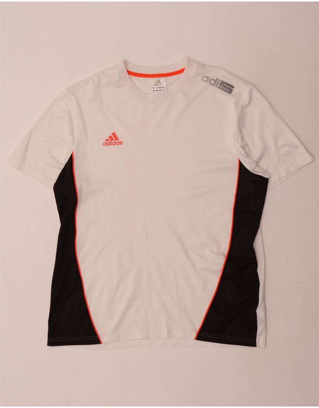 Adidas muška majica s grafičkim motivima, veliki bijeli poliester u blokovima boja