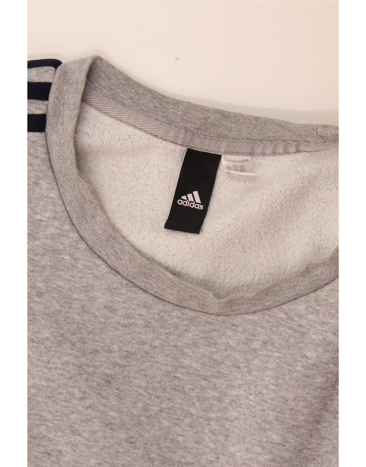 Adidas muška majica s kratkim rukavima XL siva s pjegama