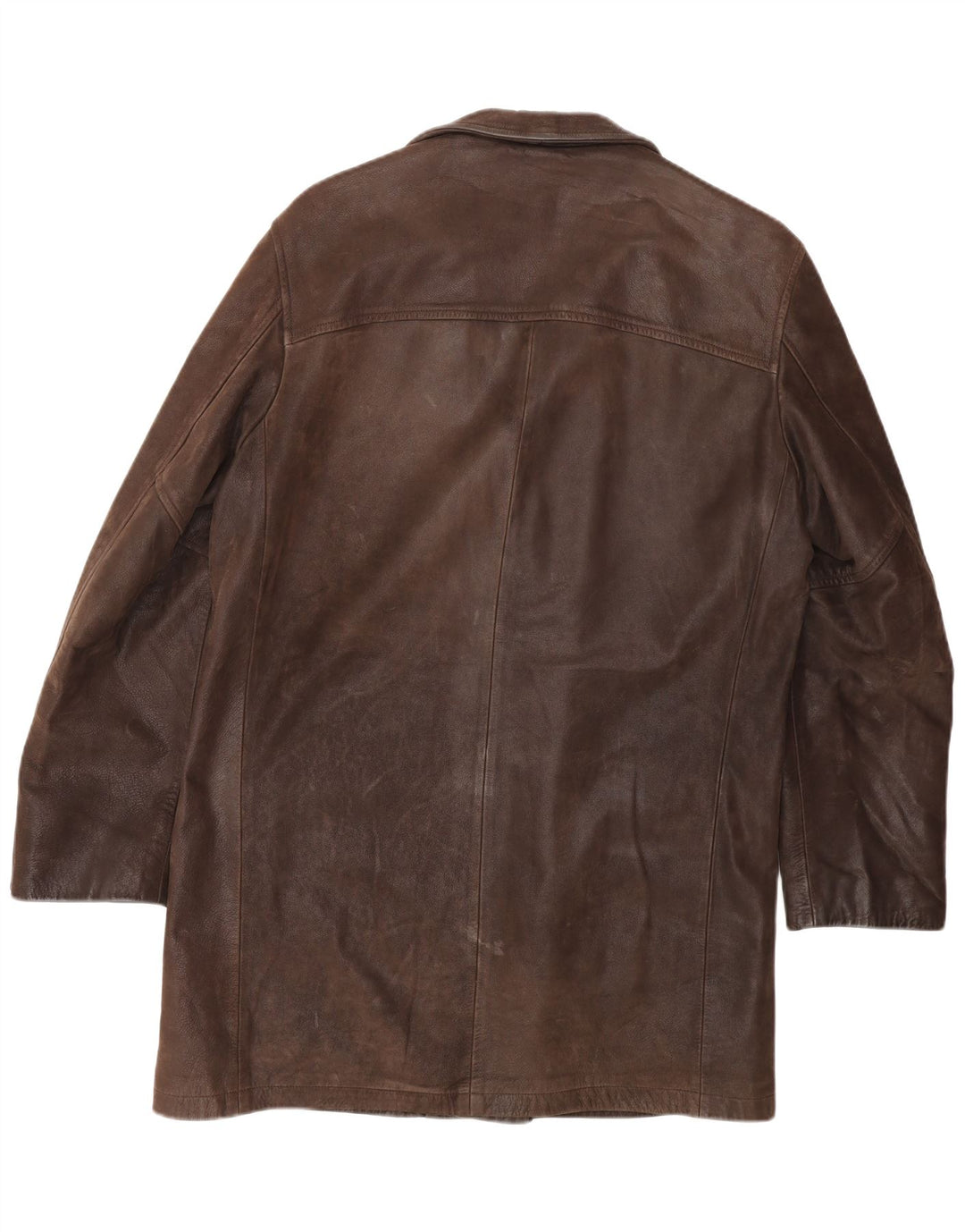 STEWART Muška kožna jakna UK 38 Srednje smeđa koža