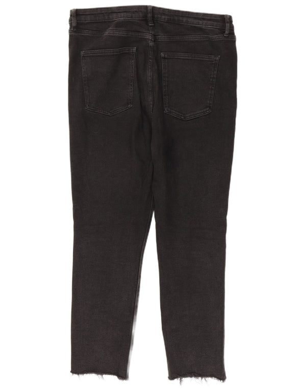 Zara ženske kratke uske traperice EU 44 XL W34 L26 crne
