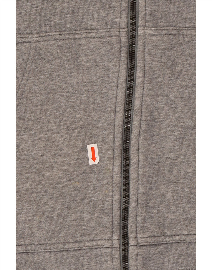 NIKE Mens Zip Hoodie Sweater Medium Grey Cotton Vintage Nike and Second-Hand Nike from Messina Hembry 