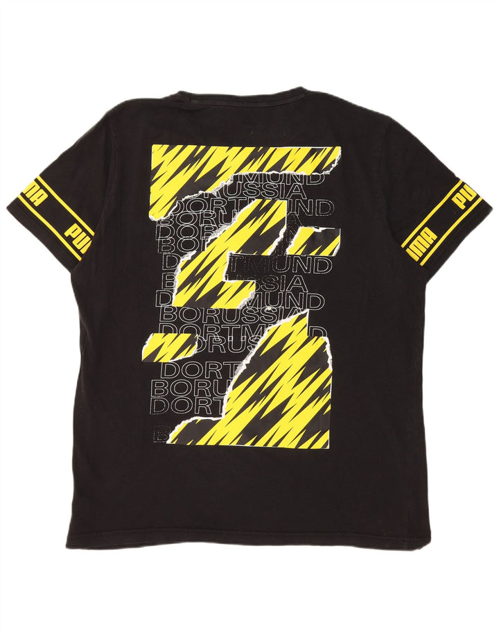 Puma muška majica kratkih rukava BVB Dortmund Graphic Top XL crni pamuk
