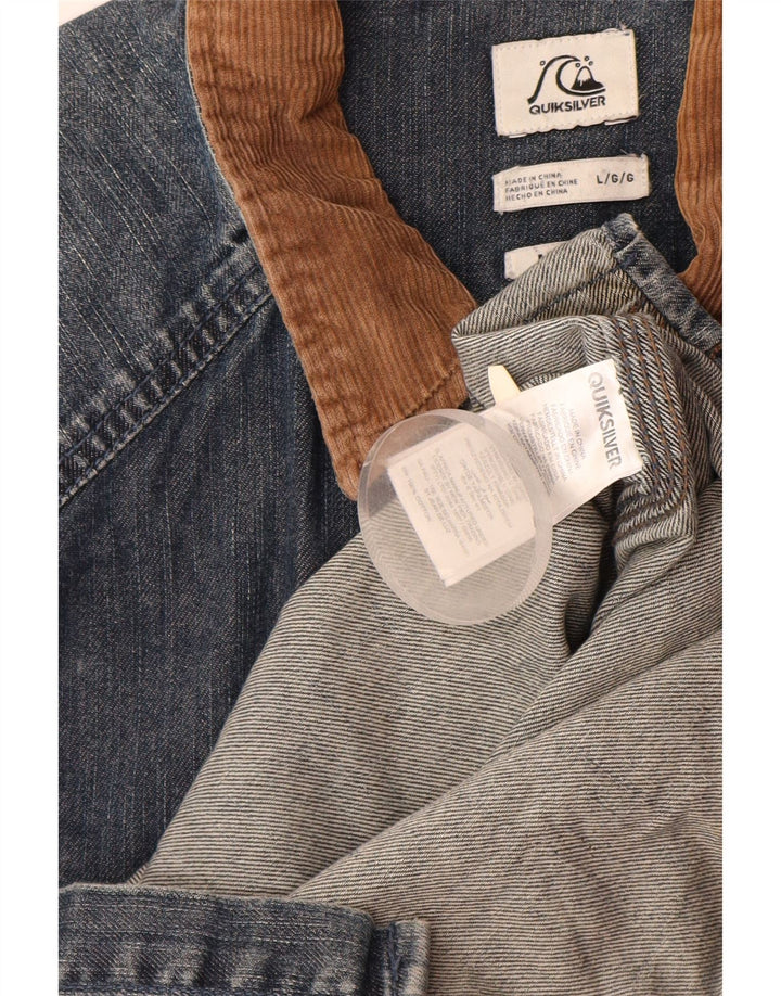 QUIKSILVER muška traper košulja velika plava pamuk