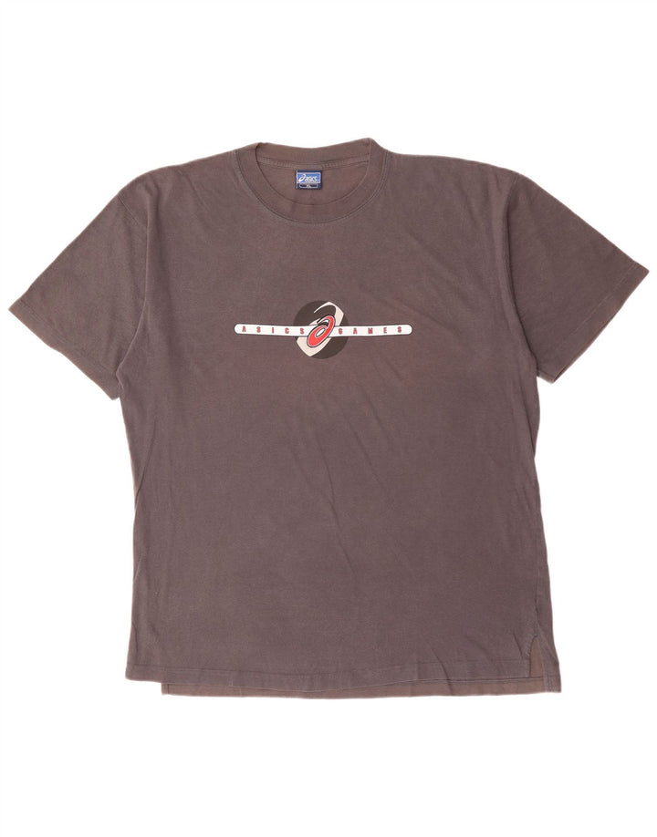 Asics muška majica s grafičkim motivima XL, sivi pamuk