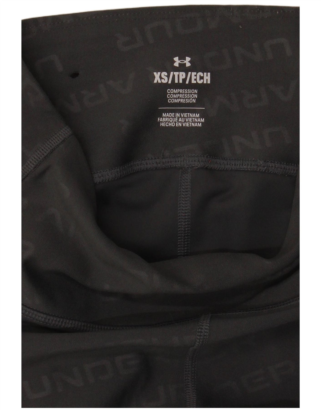 Under Armour ženske kompresijske grafičke tajice UK 6 XS sive
