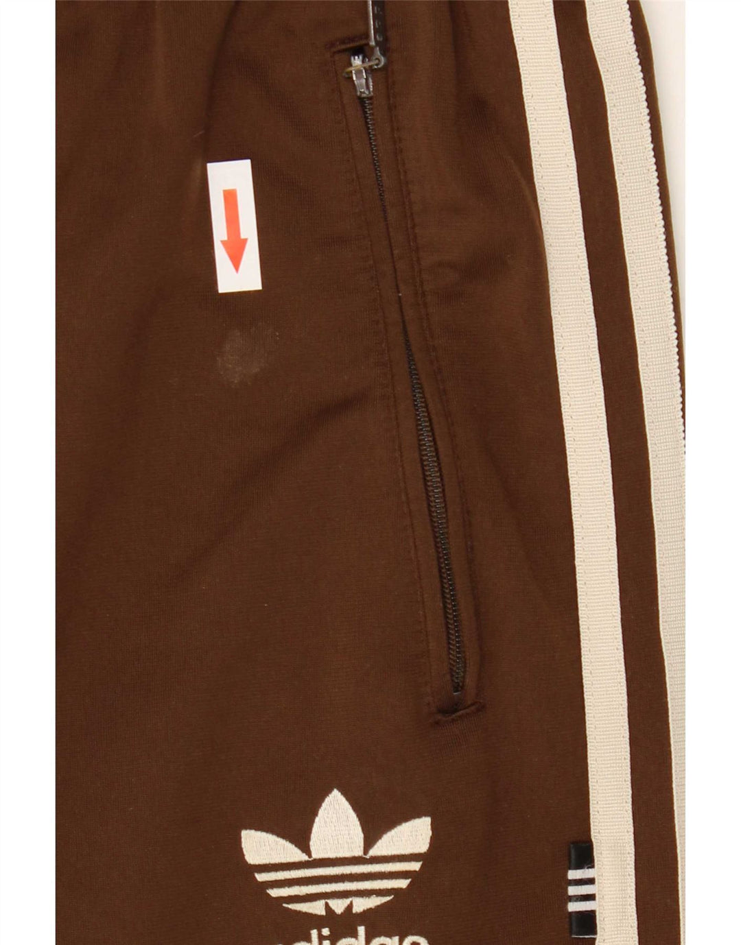 Adidas muške trenirke hlače Joggers UK 38/40 srednje smeđe poliester