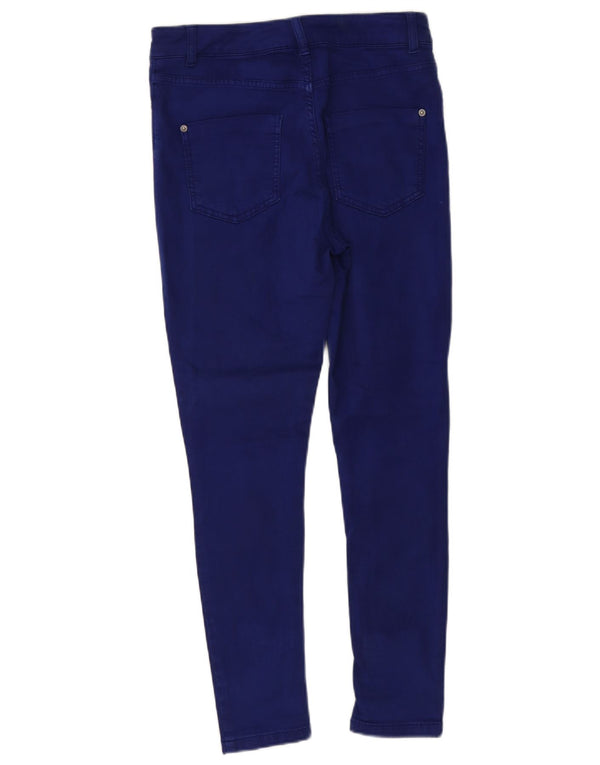 Marks & Spencer ženske kratke super uske traperice UK 10 male W28 L25 plava