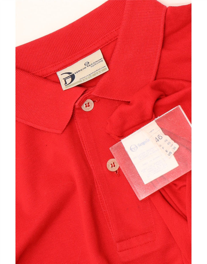SERGIO TACCHINI Muška polo majica IT 46 Mala crvena pamuk