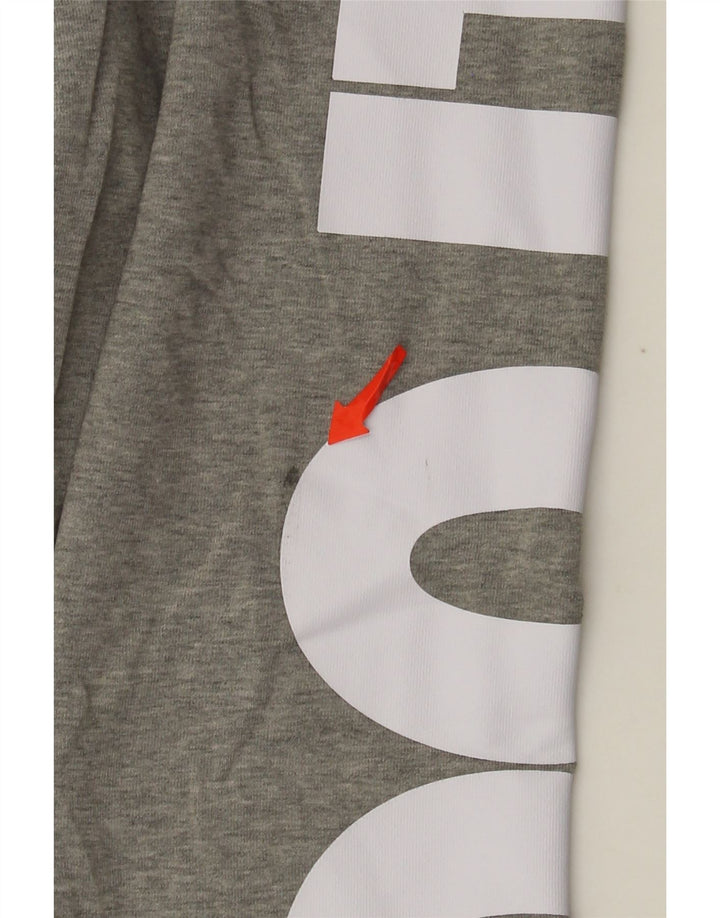 Nike ženske grafičke tajice UK 12 srednje sive pamučne