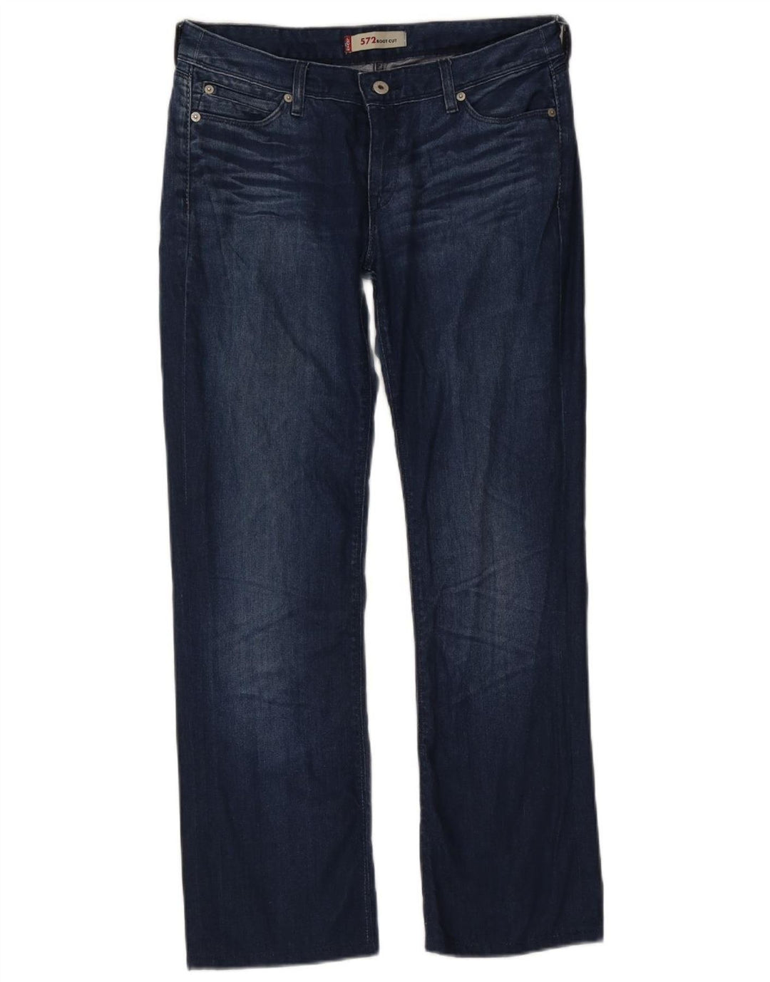 Levi's ženske 572 Bootcut traperice W31 L28 tamnoplavi pamuk