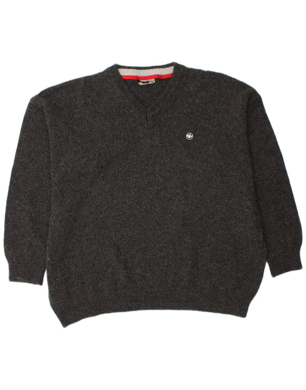 MURPHY & NYE Muški džemper s V-izrezom 2XL crna vunena