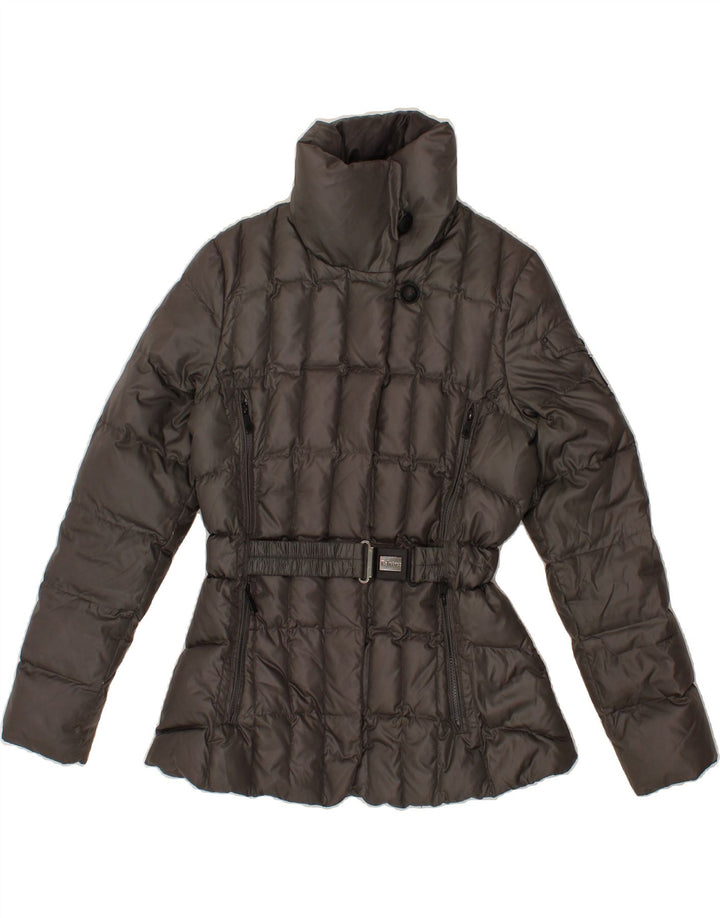 REFRIGUE Womens Padded Jacket UK 16 Large Grey Polyester Vintage Refrigue and Second-Hand Refrigue from Messina Hembry 