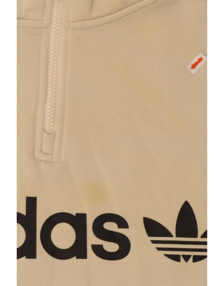 Adidas ženski džemperi s velikim grafičkim motivima UK 12 srednje bež