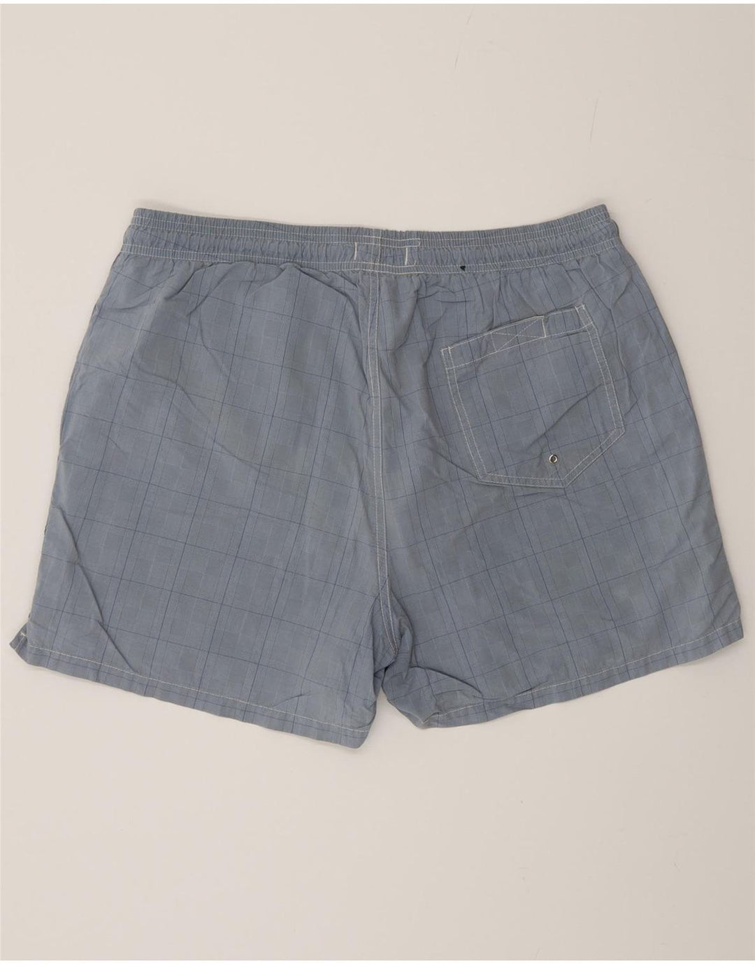 Gant Mens Swimming Shorts Medium  Blue Check