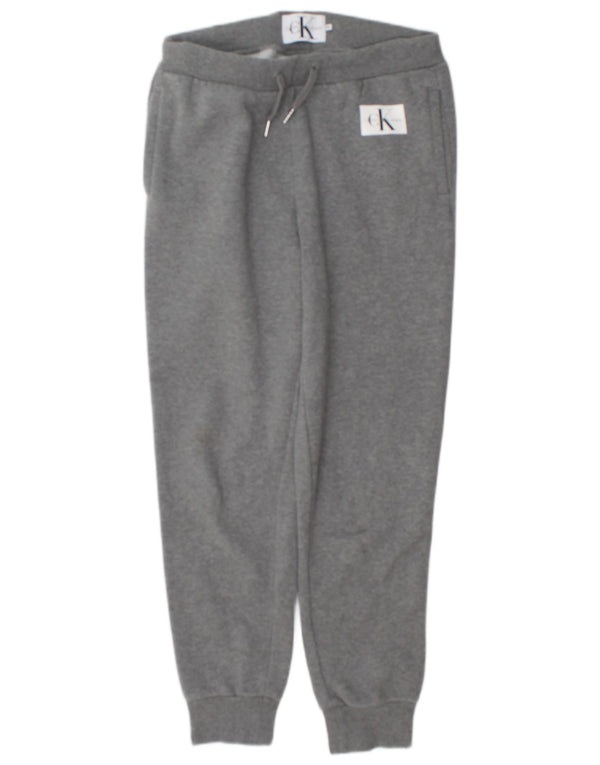 Calvin Klein Mens Tracksuit Trousers Joggers XS  Grey Cotton