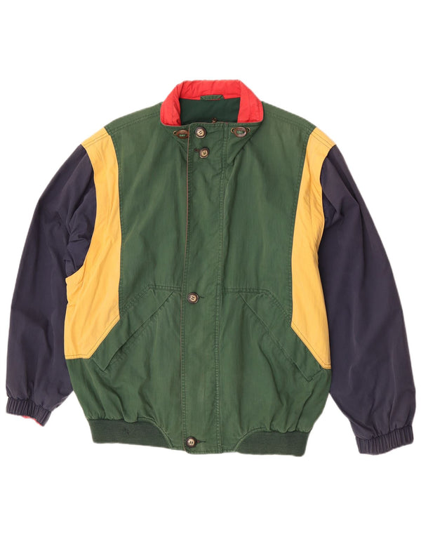 Vintage muška bomber jakna UK 42 XL u bloku zelene boje