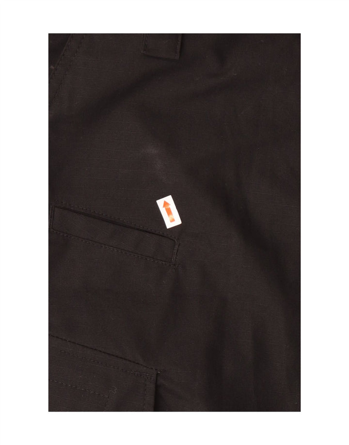 HELIKON-TEX Mens Regular Cargo Shorts Small W30  Black Cotton