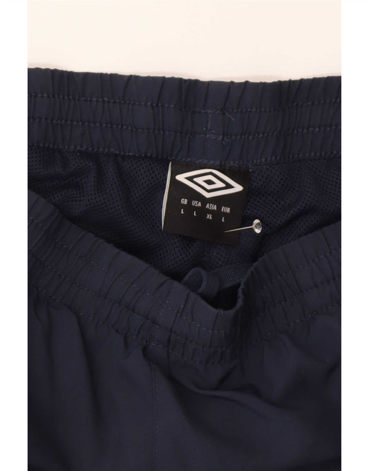 Umbro muške trenirke Hlače Joggers Large tamnoplavi poliester