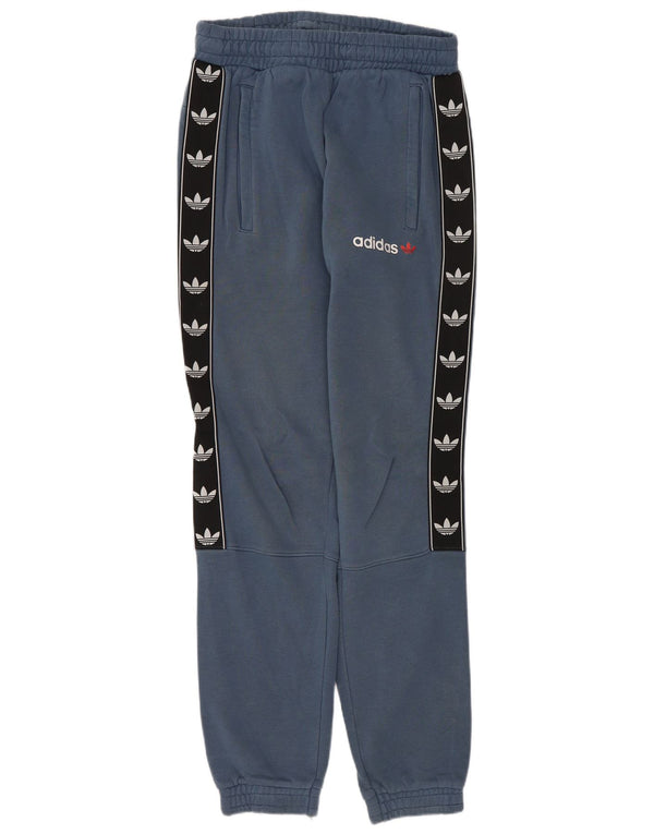 ADIDAS muške trenirke s grafičkim motivima, male hlače za trčanje, tamnoplave boje