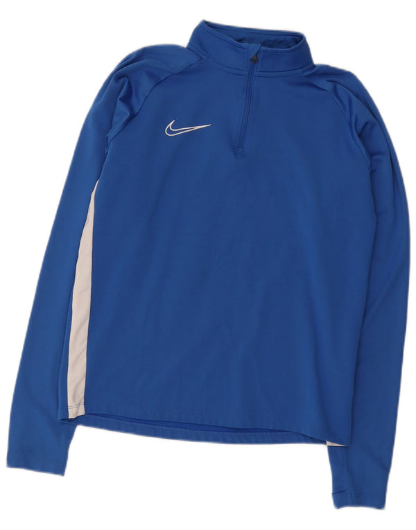 Nike Muška pulover trenirka s patentnim izrezom, mali plavi poliester
