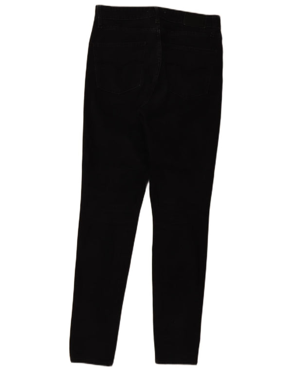 Levi's Womens 721 High Rise Skinny Jeans W29 L30 Black Cotton