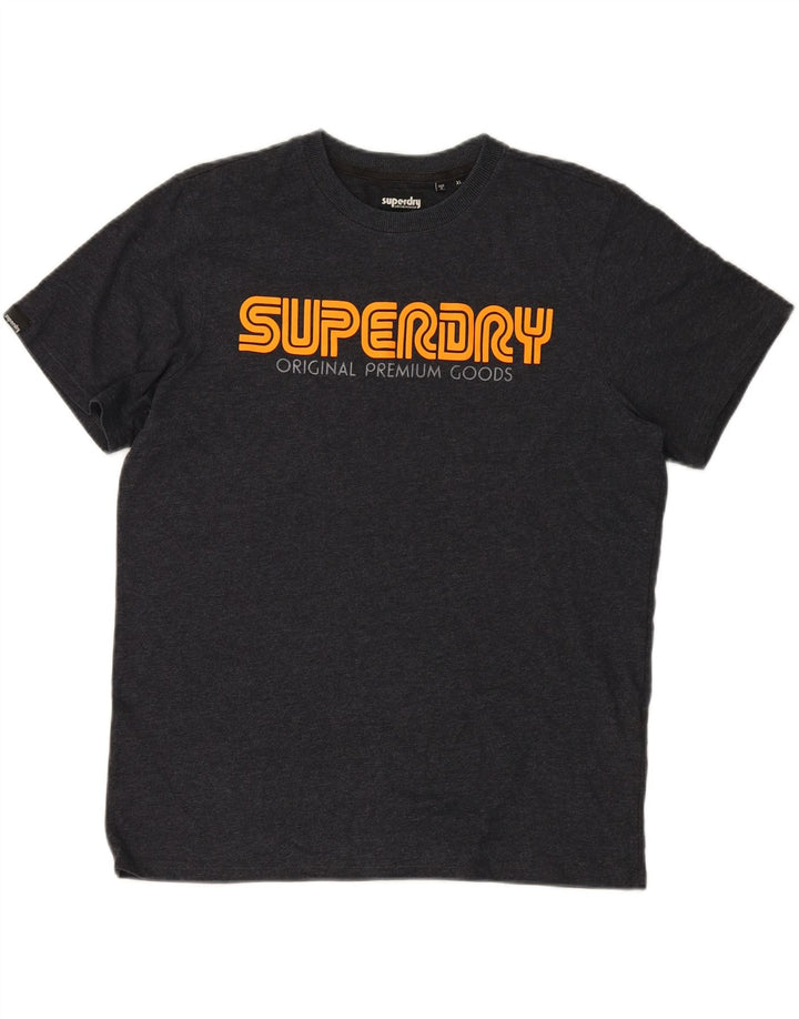 SUPERDRY muška majica s grafičkim motivima XL siva