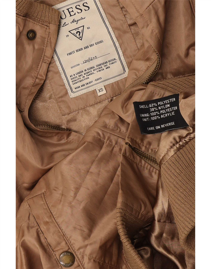 Guess ženska bomber jakna UK 6 XS smeđi poliester