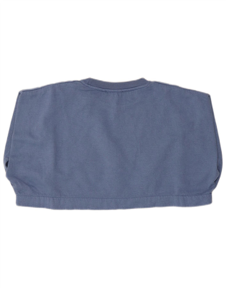 ZARA ženski kratki kratki džemper UK 10 Small Blue