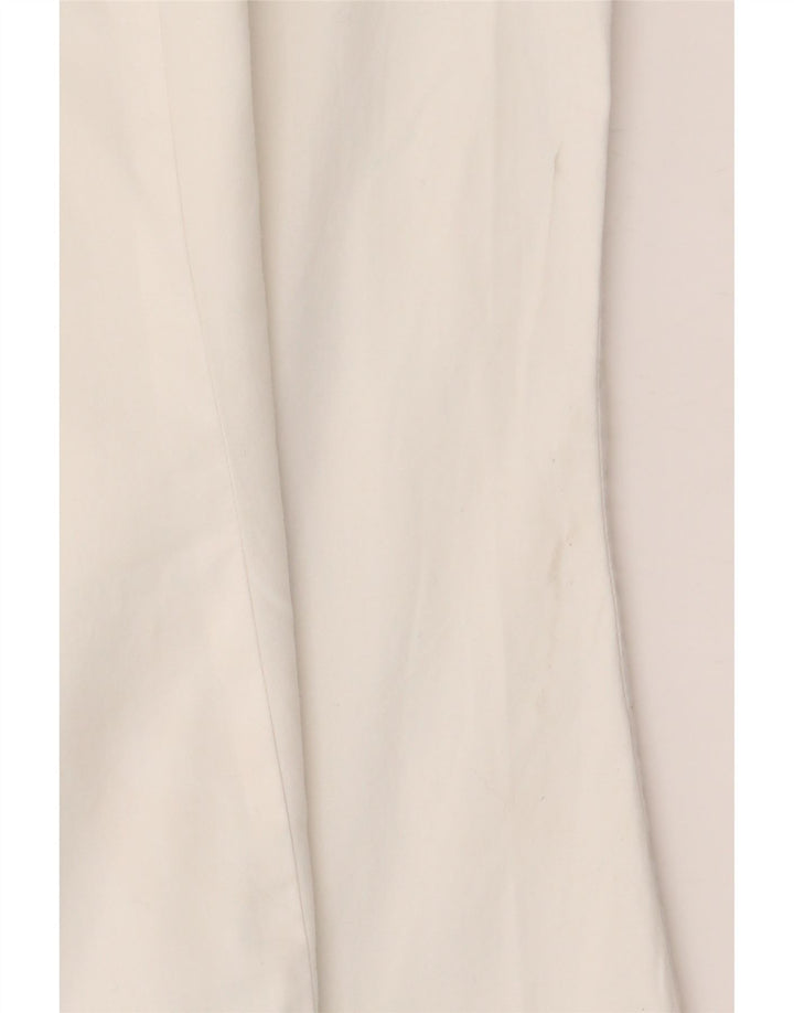 BENETTON Ženska košulja kratkih rukava UK 16 Veliki bijeli pamuk