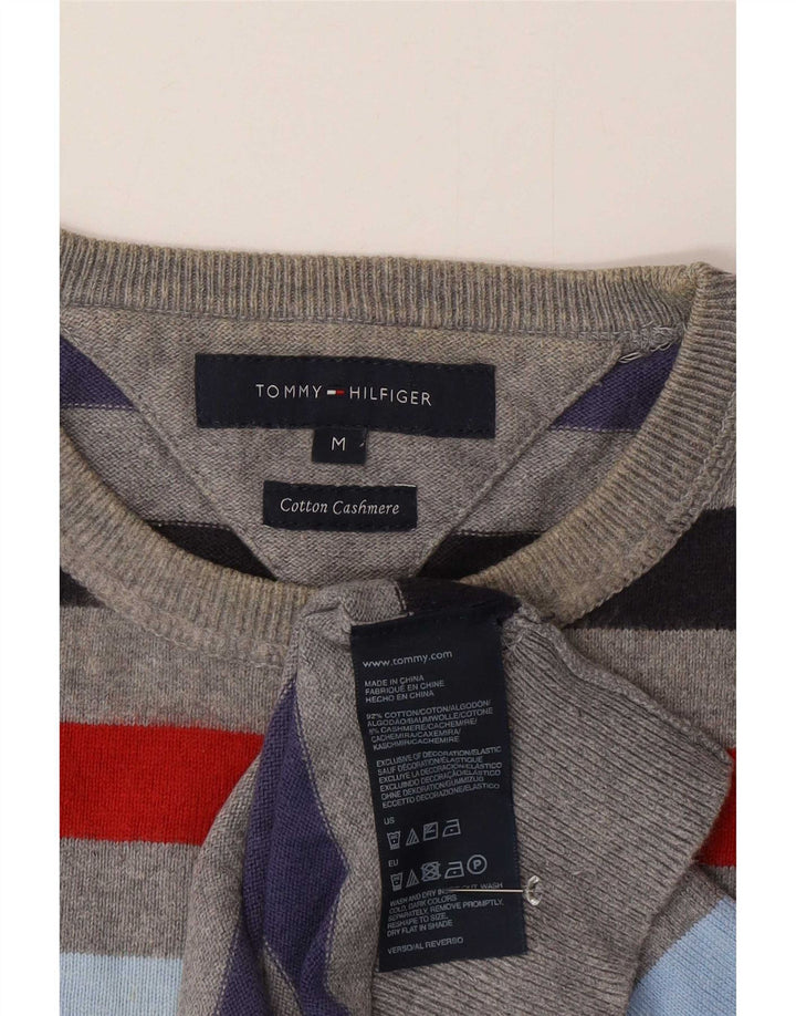Tommy Hilfiger muški džemper s okruglim izrezom srednje raznobojnih pruga