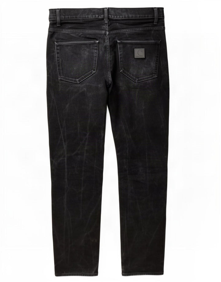Carhartt muške ravne traperice W32 L32 sivi pamuk