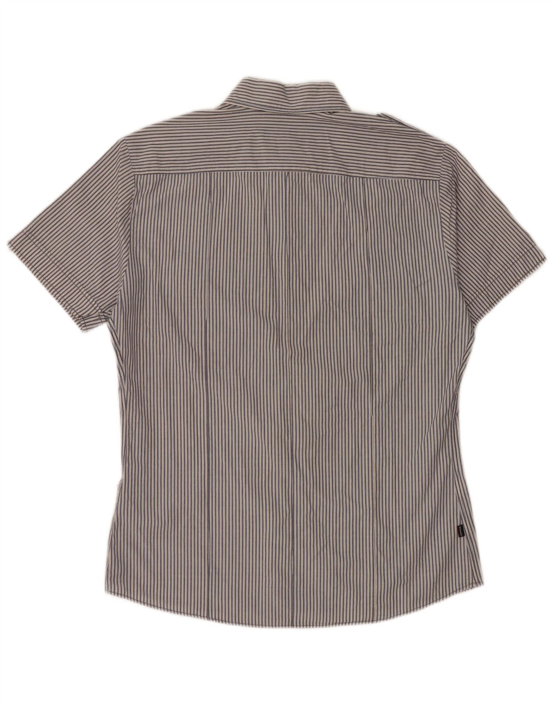 BLAUER muška vojna majica kratkih rukava, pamuk s velikim plavim prugama