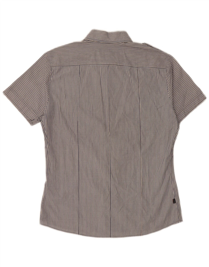 BLAUER muška vojna majica kratkih rukava, pamuk s velikim plavim prugama