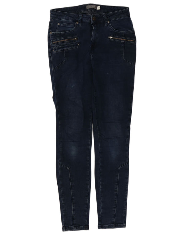 MINT VELVET Ženske uske traperice UK 10 male W29 L29 tamnoplavi pamuk