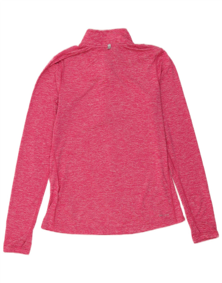 Nike Ženska trenirka s patentnim izrezom Top UK 10 Small Pink Poliester
