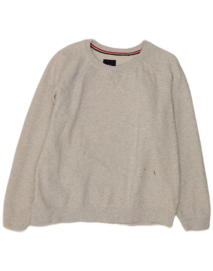 Crew Clothing Ženska prekomjerna majica s kratkim rukavima UK 18 XL Siva Flecked