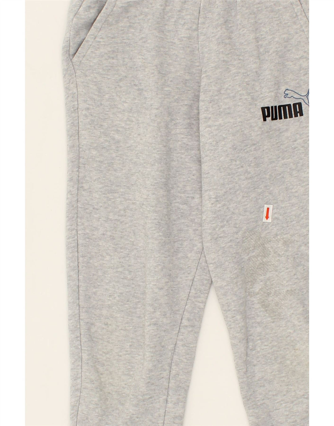 PUMA Boys Tracksuit Trousers Joggers 7-8 Years  Grey Vintage Puma and Second-Hand Puma from Messina Hembry 